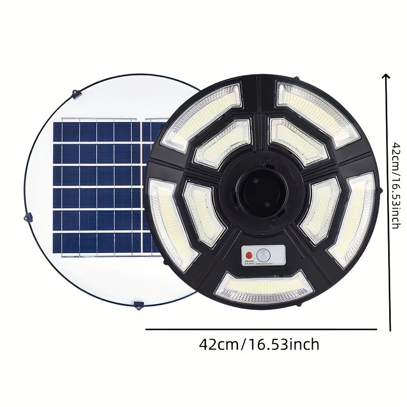 Solar UFO Street Lamp with Remote Sensor (750LED) Home & Garden > Lighting > Outdoor Lights - Tophatter Daily Deals