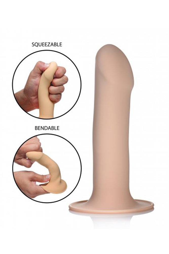 XR Brands - Squeeze-It - Squeezable Dildo - Beige Sex Toy - Tophatter Daily Deals