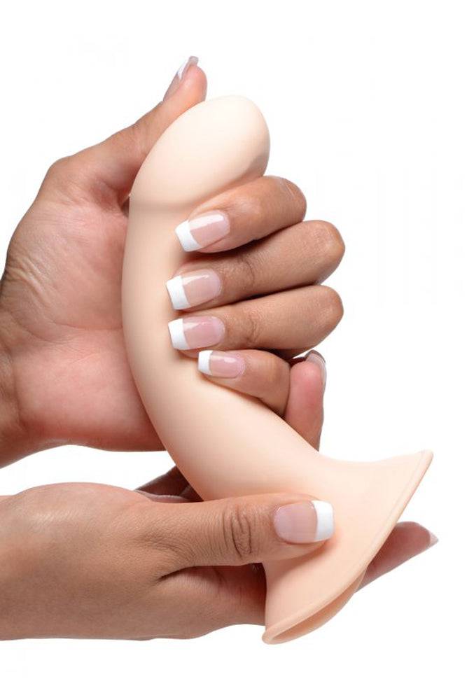 XR Brands - Squeeze-It - Squeezable Dildo - Beige Sex Toy - Tophatter Daily Deals