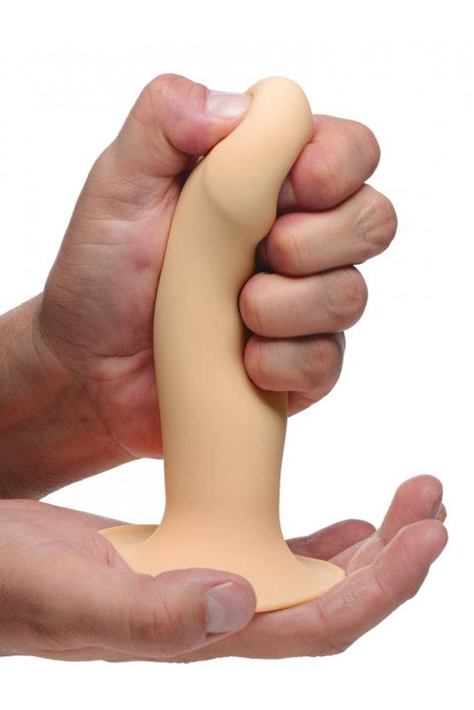XR Brands - Squeeze-It - Squeezable Dildo - Beige Sex Toy - Tophatter Daily Deals