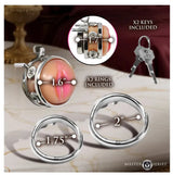 Pussy Boy Metal Chastity Cage – Body-Safe Silicone Chastity Device > Bondage Gear > Male Chastity - Tophatter Daily Deals