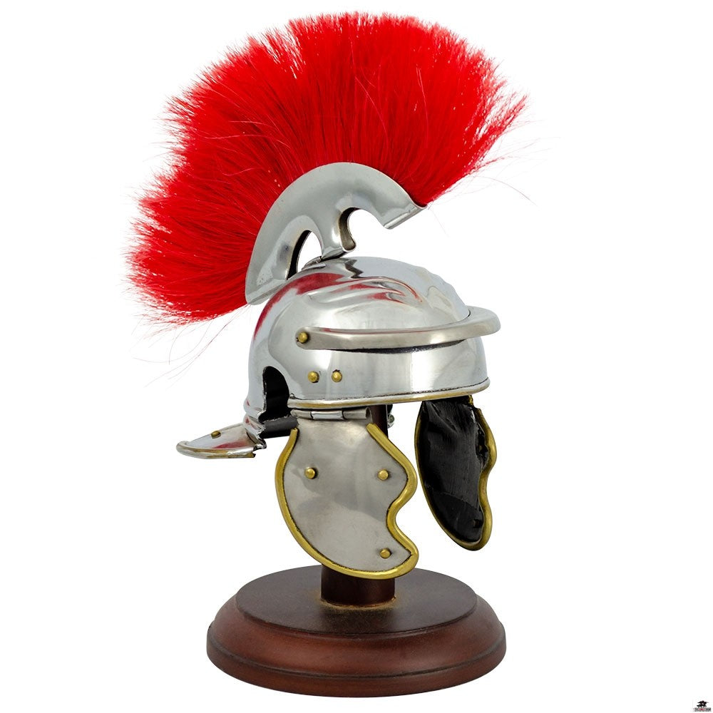 Mini Roman Trooper Helmet w/stand Helmet - Tophatter Daily Deals