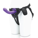 Pegasus 6 Inch Wireless Remote Curved Purple Peg With Harness > Dildos > Strap On Harnesses - Tophatter Daily Deals