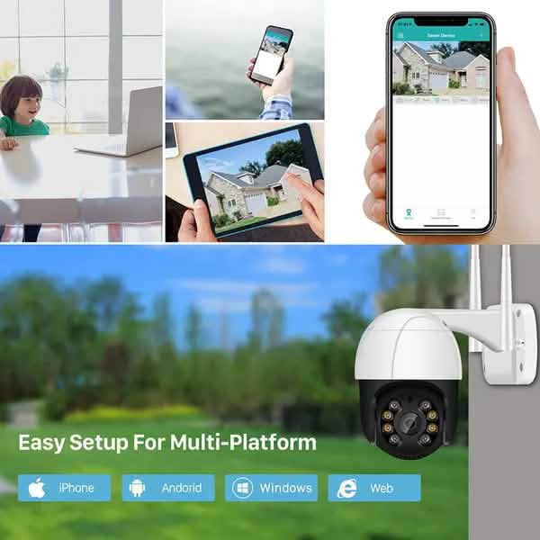 AI Human Detection Wireless Home Security Camera Security Cameras - Tophatter Daily Deals