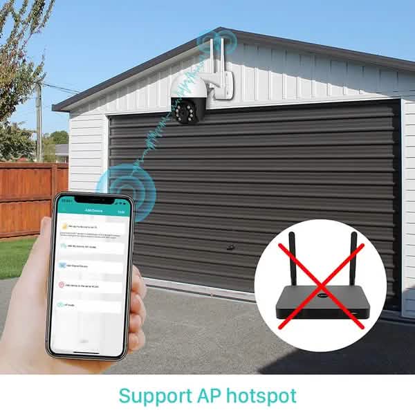 AI Human Detection Wireless Home Security Camera Security Cameras - Tophatter Daily Deals