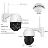 AI Human Detection Wireless Home Security Camera Security Cameras - Tophatter Daily Deals