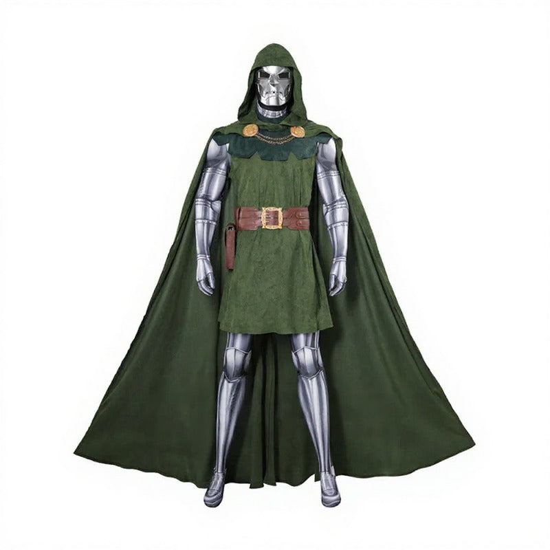 Doctor Doom Cosplay Costume Set Cloak Mask Halloween 2025 - Tophatter Daily Deals
