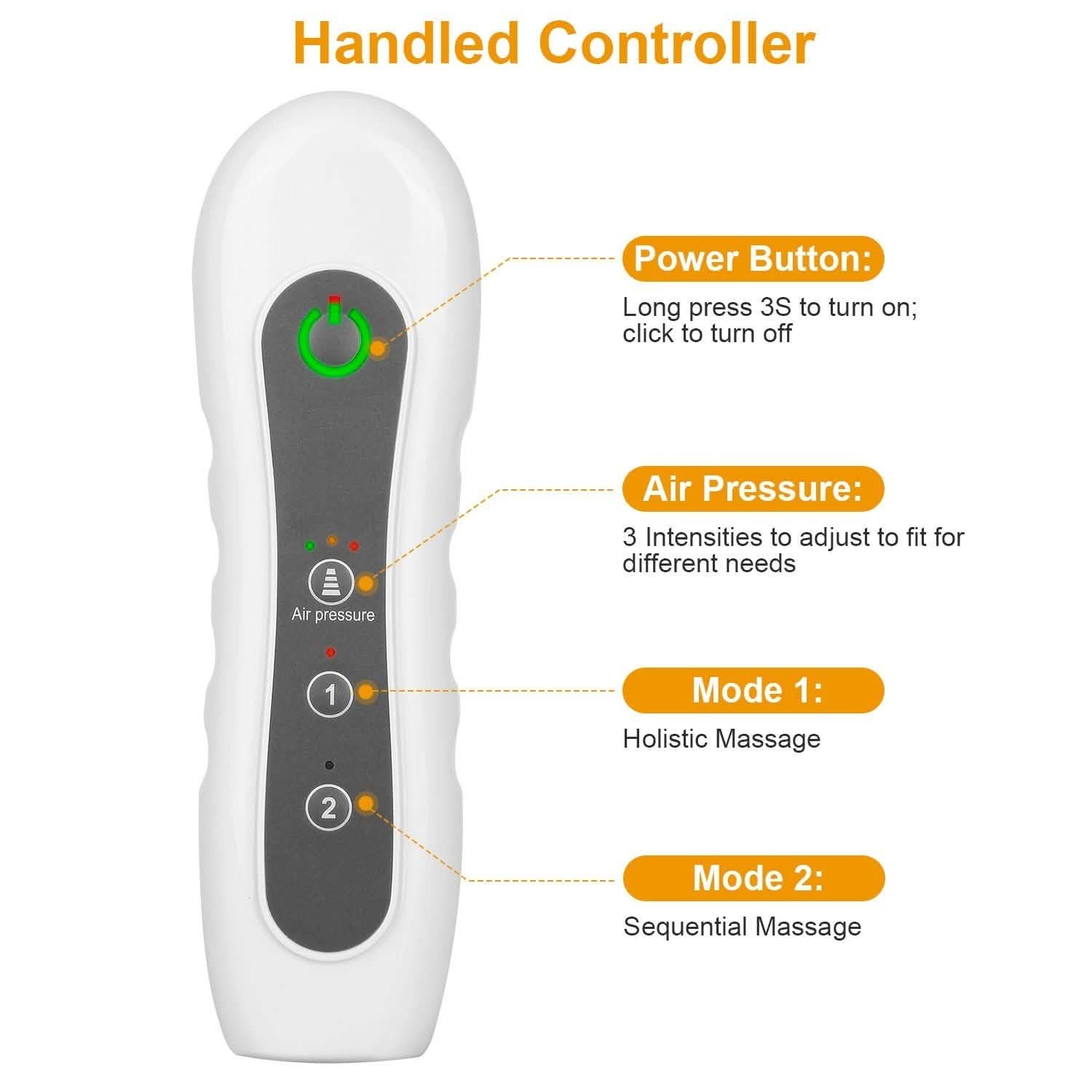 Air Compression Calf Feet Thigh Foot Massager Health & Wellness - Tophatter Daily Deals