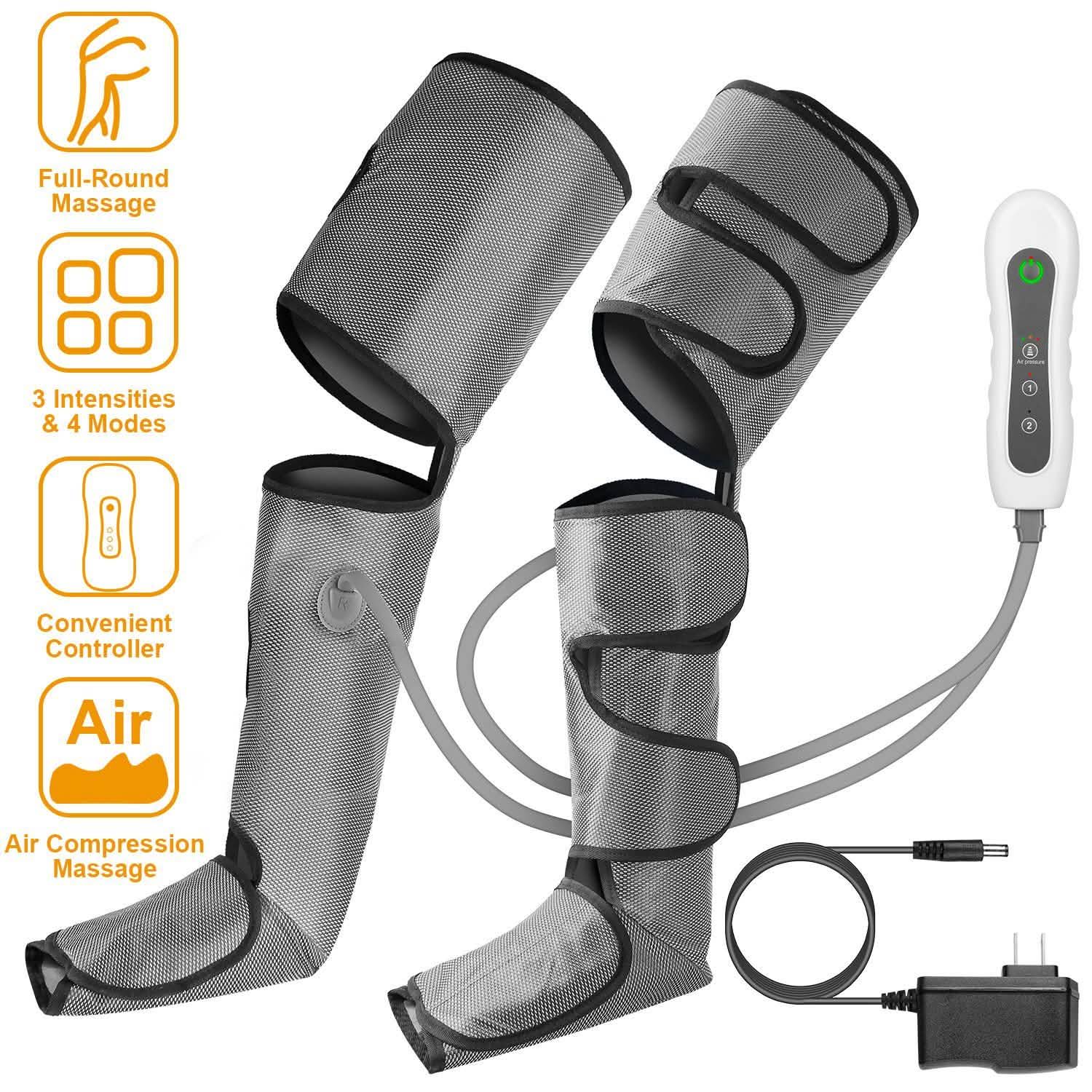Air Compression Calf Feet Thigh Foot Massager Health & Wellness - Tophatter Daily Deals