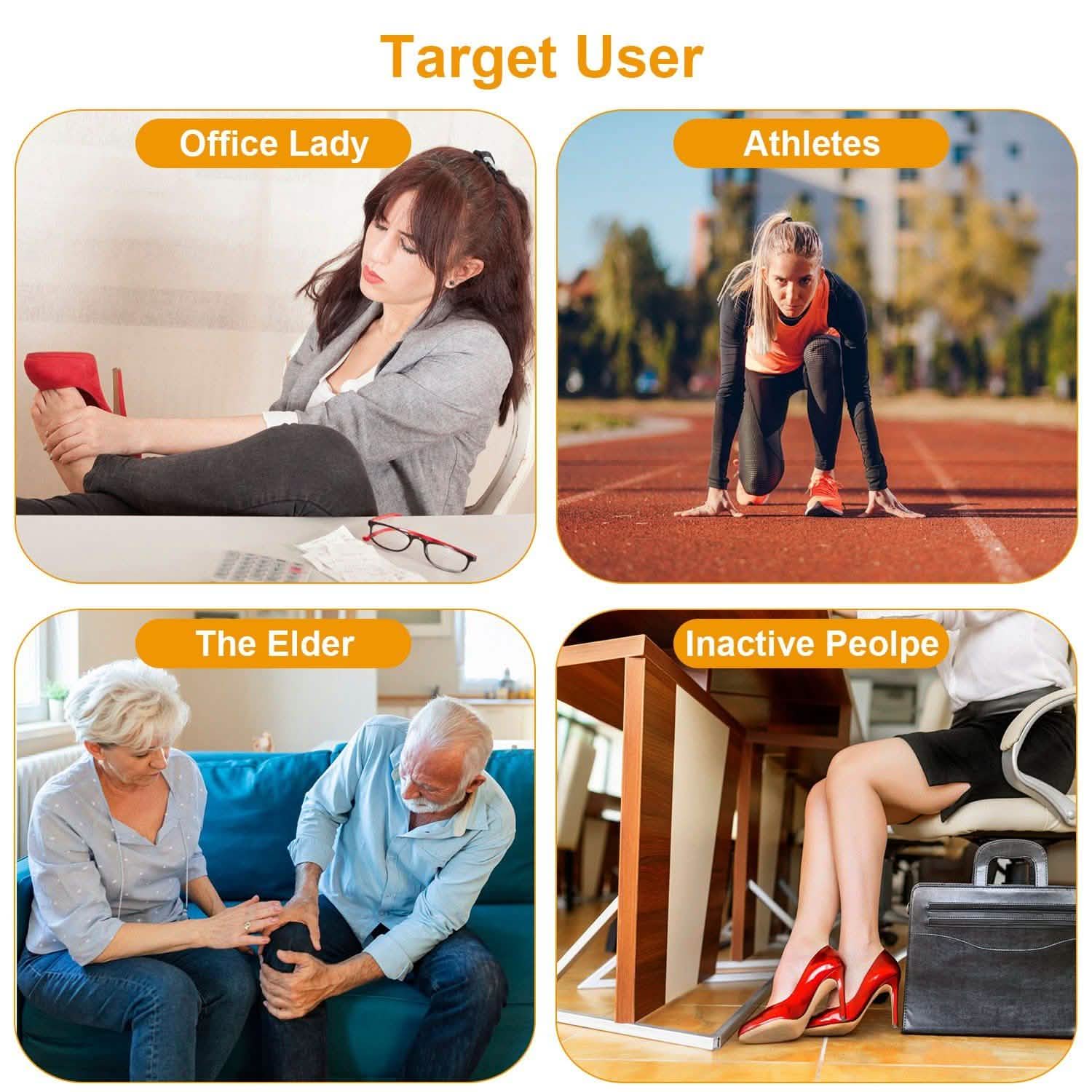 Air Compression Calf Feet Thigh Foot Massager Health & Wellness - Tophatter Daily Deals