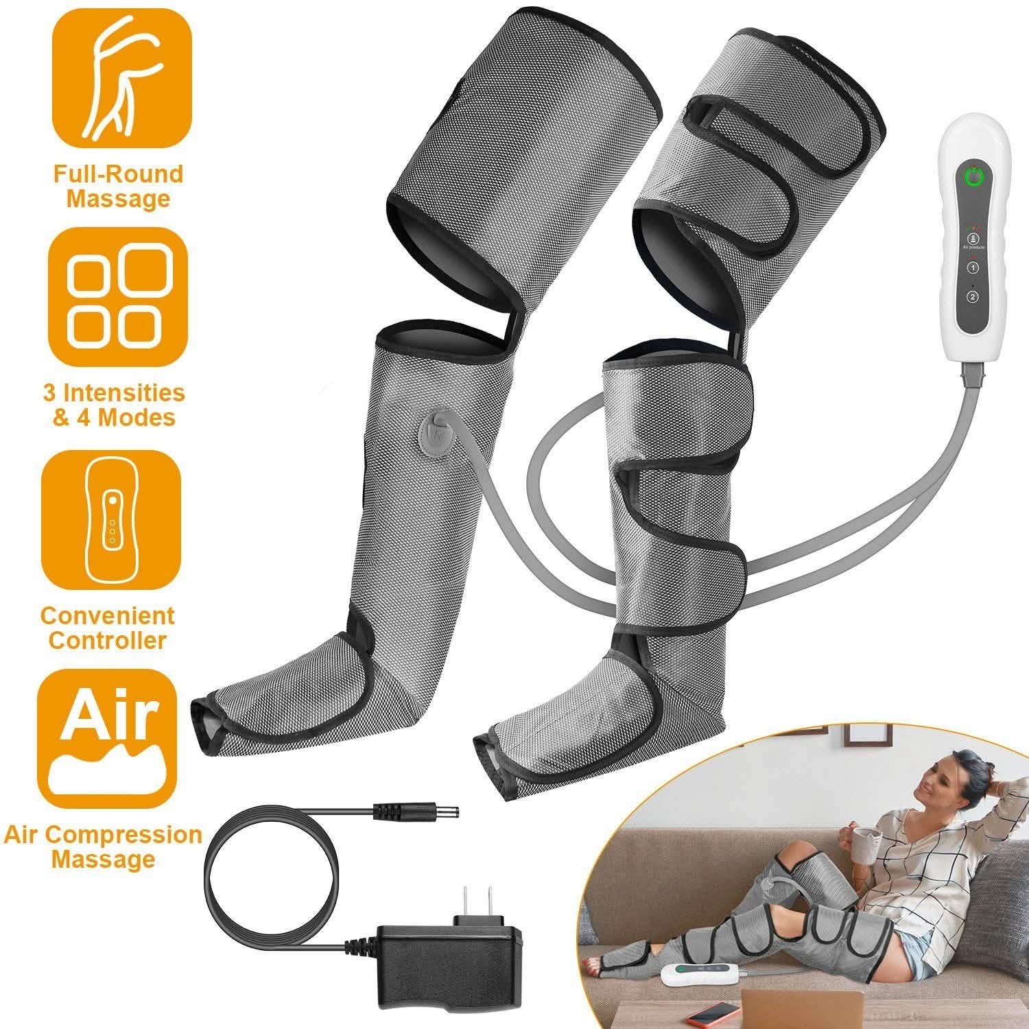Air Compression Calf Feet Thigh Foot Massager Health & Wellness - Tophatter Daily Deals