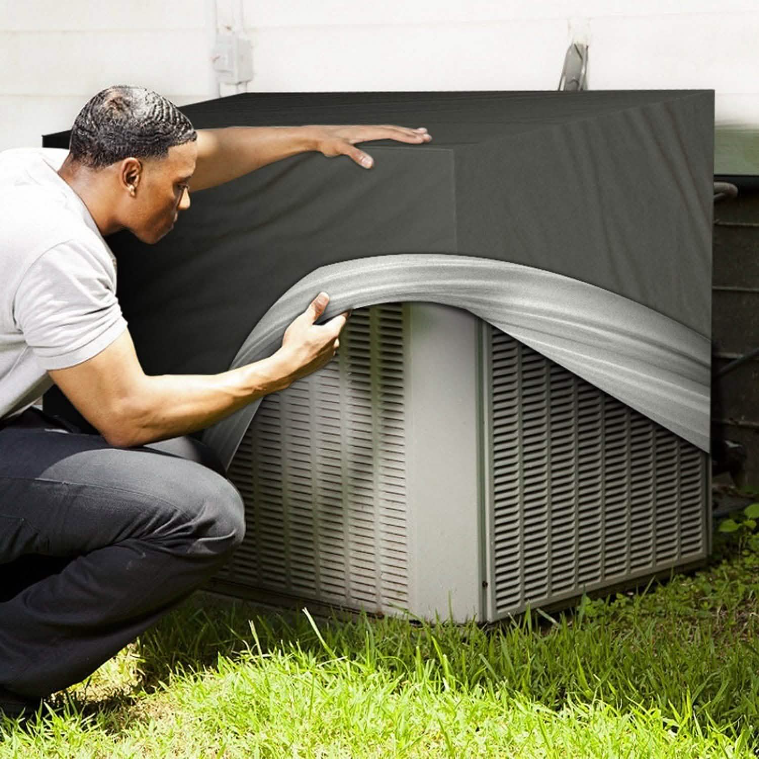 Air Conditioner Cover Outdoor Water-Resistant Home Improvement - Tophatter Daily Deals