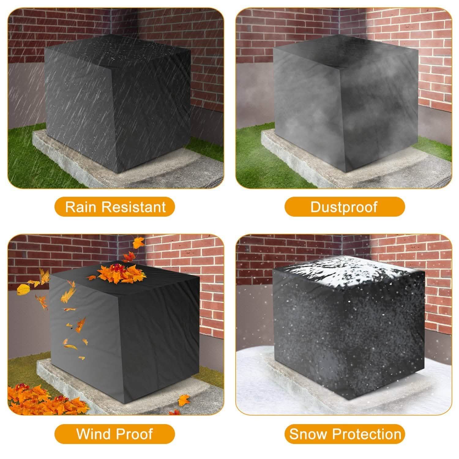 Air Conditioner Cover Outdoor Water-Resistant Home Improvement - Tophatter Daily Deals