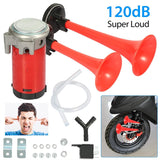 Air Horn Dual Trumpet 12V 115DB Automotive - Tophatter Daily Deals