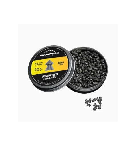 SNOWPEAK 4.5MM POINTED PELLETS-500S - Tophatter's Army Deals EXPENSES - Tophatter Daily Deals