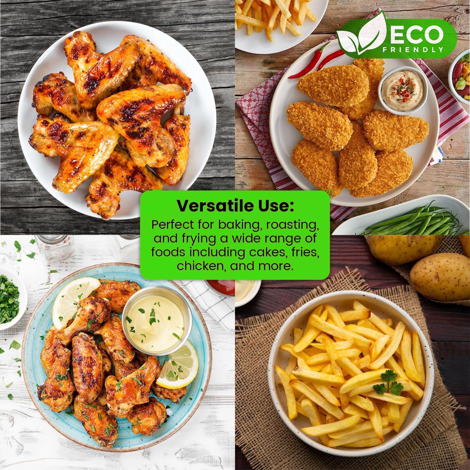 Air Fryer Disposable Paper Liner - 100pcs Non-stick Baking Steamer Paper Liner Parchment Round Home - Tophatter Daily Deals