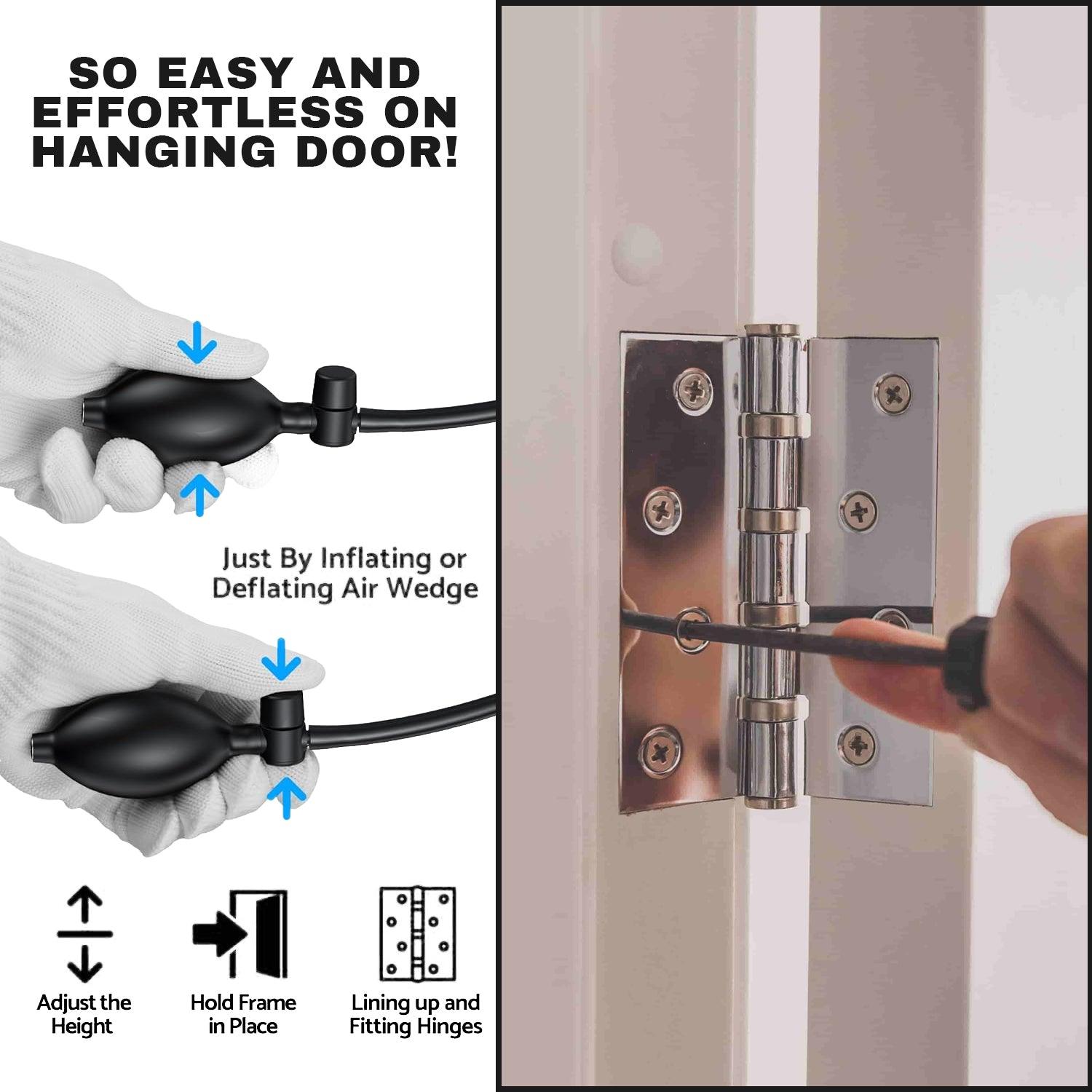 Air Wedge Bag- 2pcs Wedge Pump Tools Car Air Wedge Pump Kits for Door Window Installation and Car Repair with 4 Plastic Wedges Apparel & Accessories - Tophatter Daily Deals