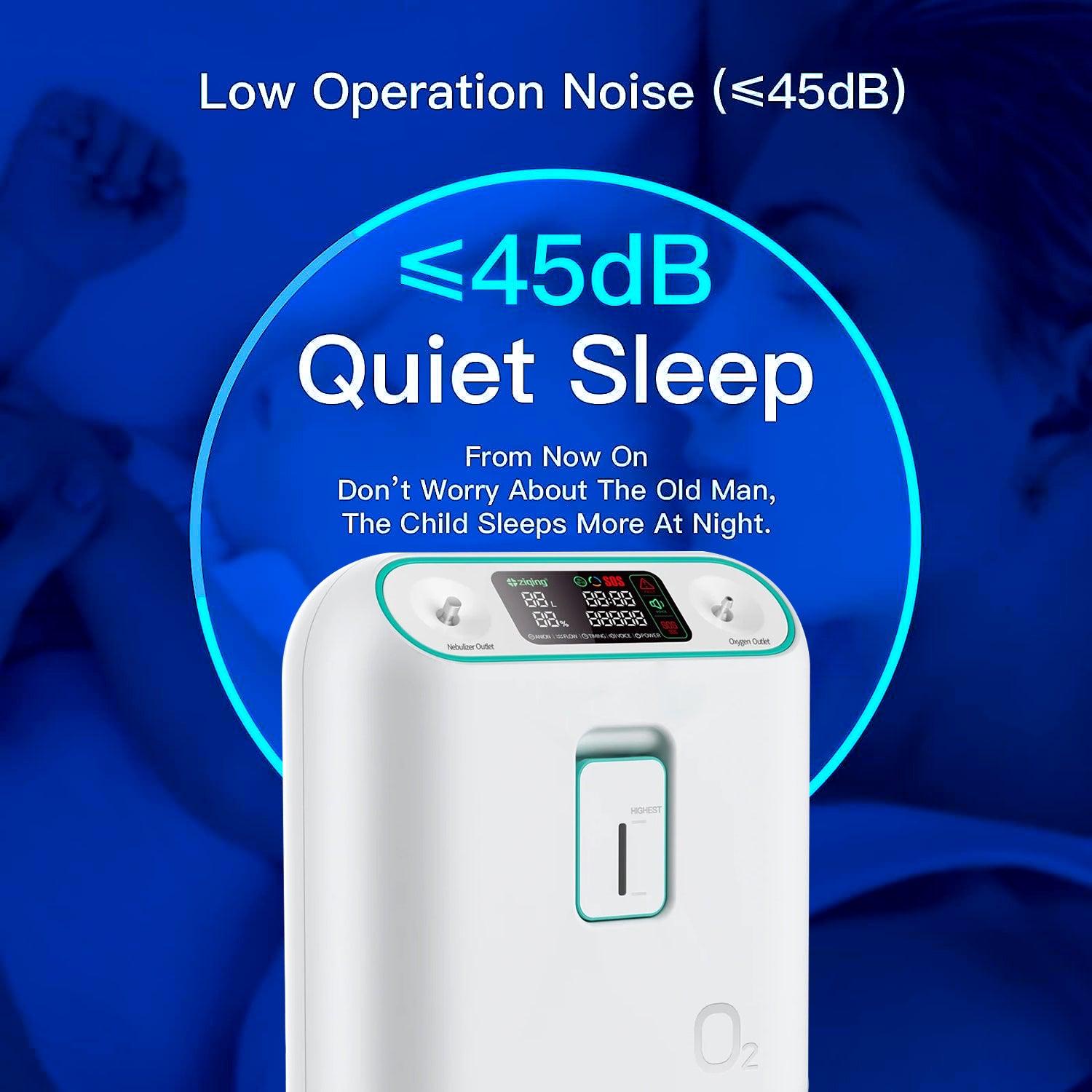Home Air Purification - 2-9L/min Oxygen purifier Machine Atomization Function High Purity Flow Rate 93% Health Care - Tophatter Daily Deals