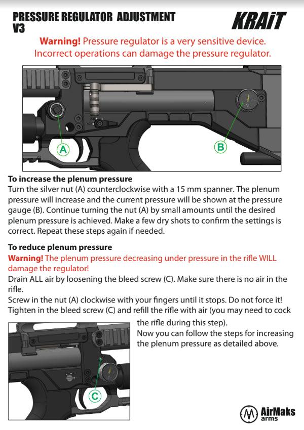 AIRMAKS KRAIT L PCP RIFLE 480CC - .22 CAL - Tophatter's Army Deals RIFLES - Tophatter Daily Deals
