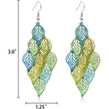 Aisansty Handmade Boho Super Lightweight Chandelier Dangle Drop Earring Earrings - Tophatter Daily Deals