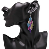 Aisansty Handmade Boho Super Lightweight Chandelier Dangle Drop Earring Earrings - Tophatter Daily Deals