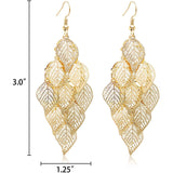 Aisansty Handmade Boho Super Lightweight Chandelier Dangle Drop Earring Earrings - Tophatter Daily Deals