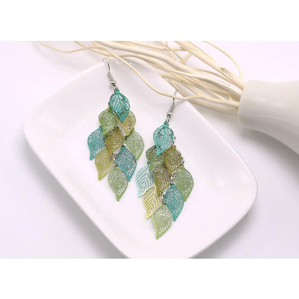 Aisansty Handmade Boho Super Lightweight Chandelier Dangle Drop Earring Earrings - Tophatter Daily Deals