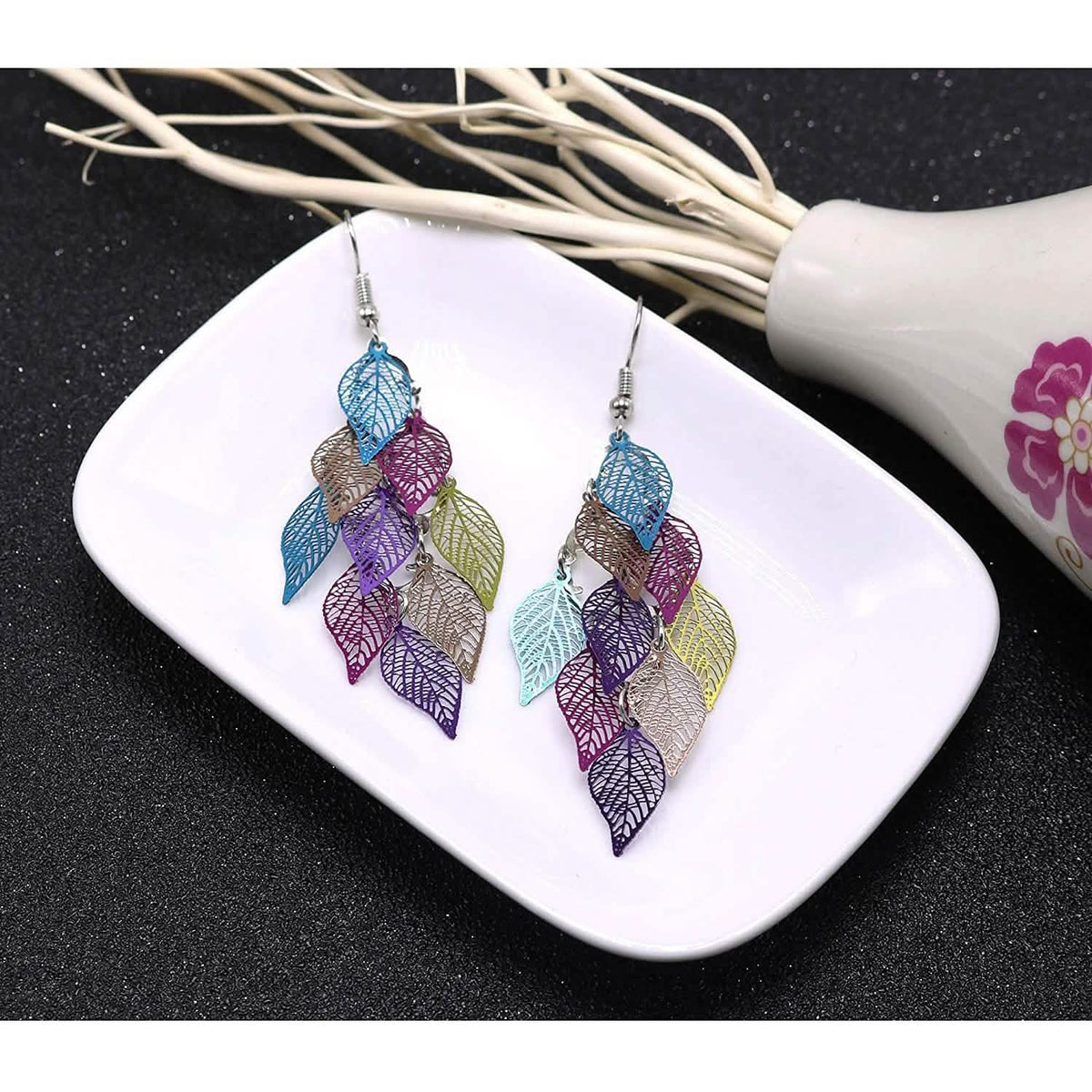 Aisansty Handmade Boho Super Lightweight Chandelier Dangle Drop Earring Earrings - Tophatter Daily Deals
