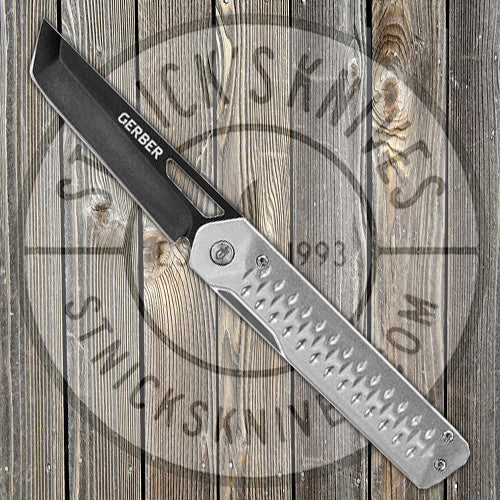 Gerber - Ayako - Frame Lock - Silver Aluminum - 30-001689 Knives - Tophatter Daily Deals