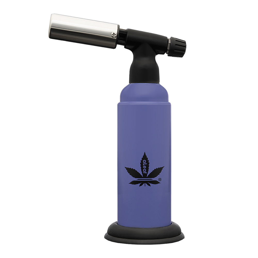 aLeaf Blow Torch Lighter aLeaf Purple Torches - Tophatter Daily Deals