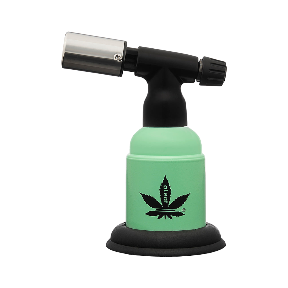 aLeaf Mini Blow Torch Lighter aLeaf Green Torches - Tophatter Daily Deals