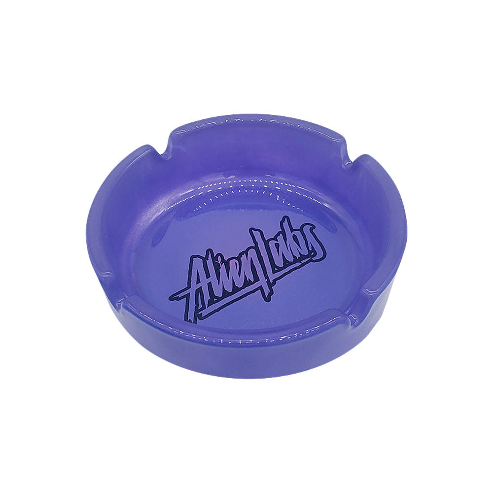 Alien Labs Glass Ashtray Purple | Black Logo Ashtrays - Tophatter Daily Deals