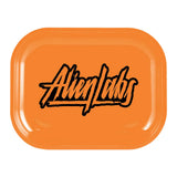 Alien Labs Metal Rolling Tray | Orange Logo Medium Rolling Trays - Tophatter Daily Deals