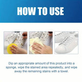 All-in-One Gel Sneaker Cleaner with Sodium Bicarbonate Health & Wellness - Tophatter Daily Deals