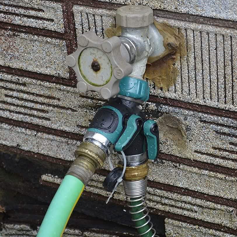 All Metal Body Garden Hose Splitter Garden & Patio - Tophatter Daily Deals