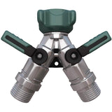 All Metal Body Garden Hose Splitter Garden & Patio - Tophatter Daily Deals