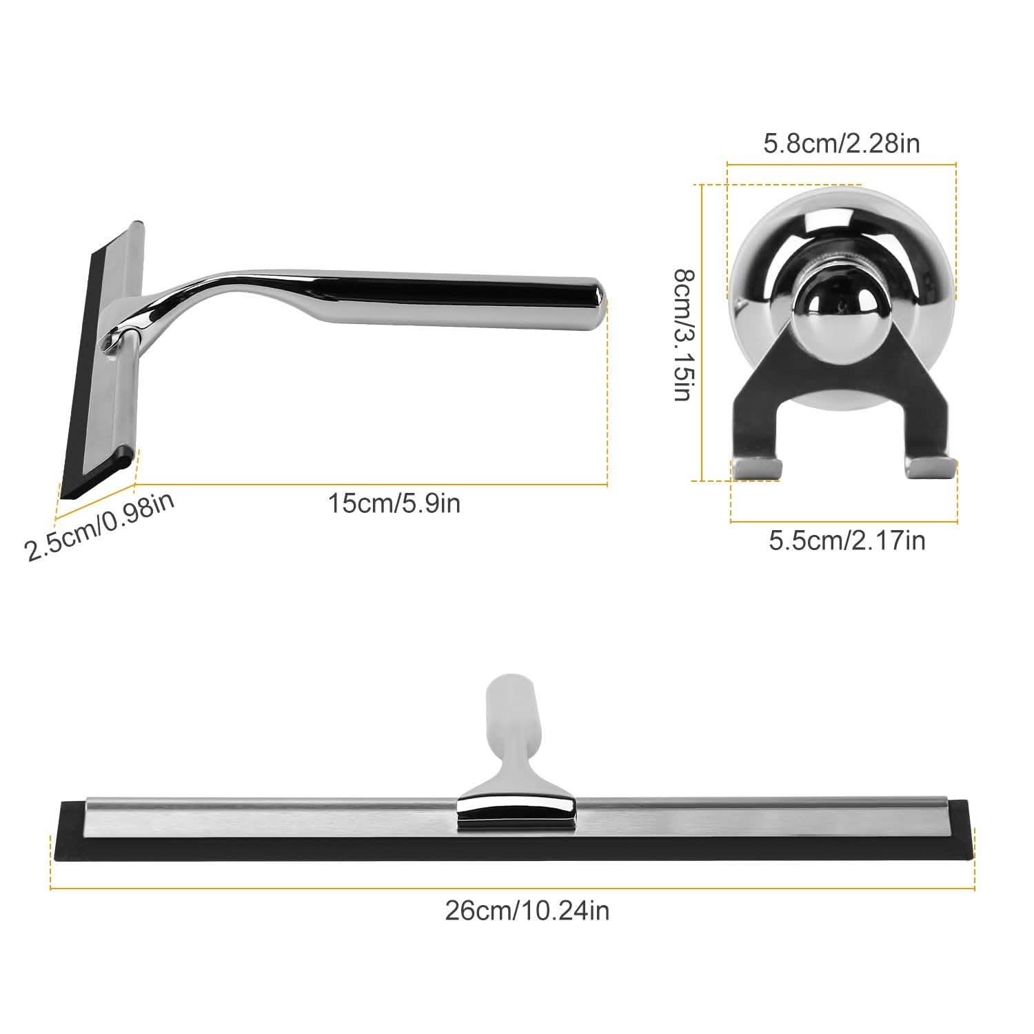 All Purpose Stainless Steel Squeegee Cleaner Bath - Tophatter Daily Deals