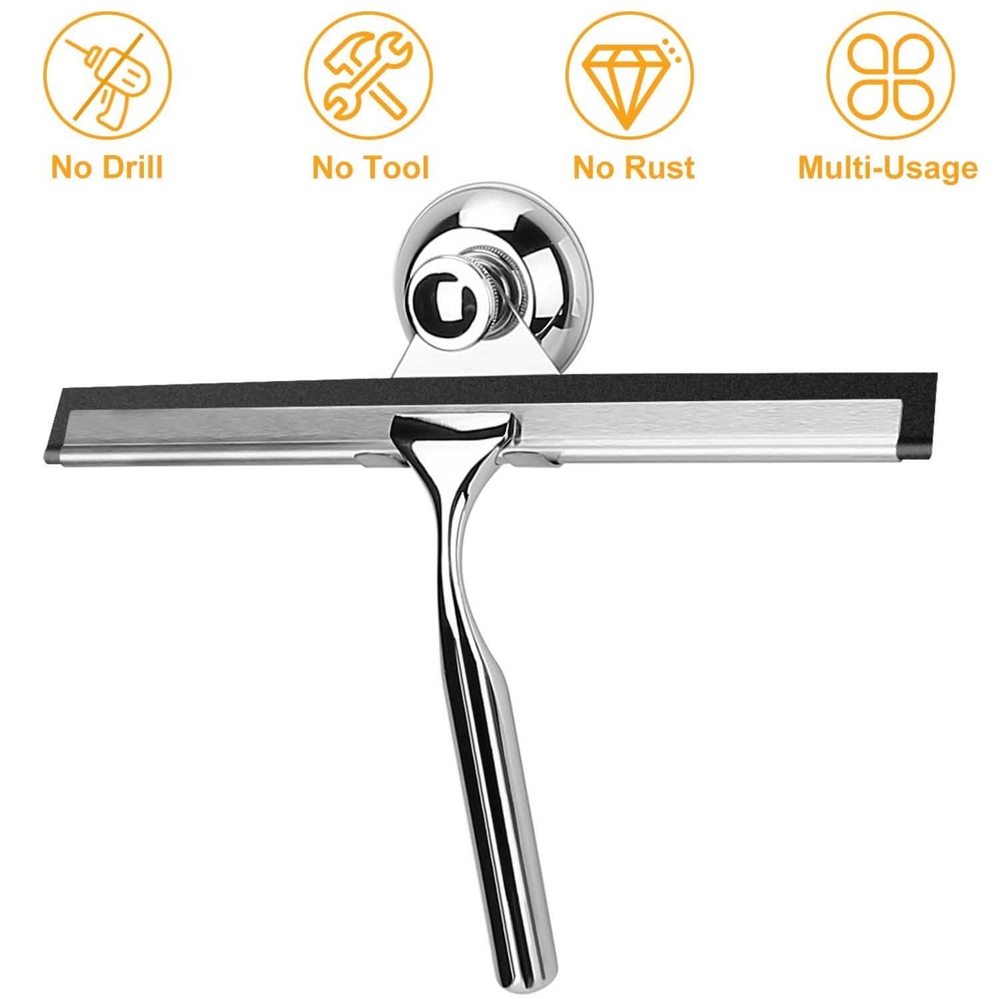 All Purpose Stainless Steel Squeegee Cleaner Bath - Tophatter Daily Deals
