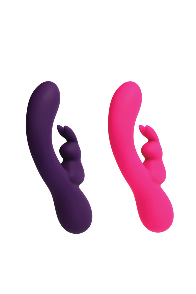 VeDO Kinky Bunny Plus Rechargeable Dual Vibe Rabbits - Tophatter Daily Deals