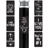 Custom Cane Engraving - Rectangle Black Anodized Aluminum - Valentine's Day Special - Tophatter Daily Deals