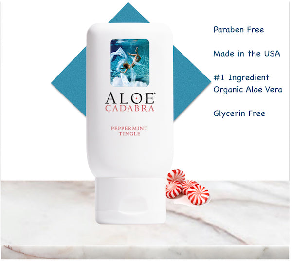Aloe Cadabra Organic Peppermint Lube Lubricants - Tophatter Daily Deals