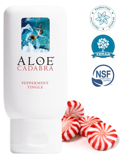 Aloe Cadabra Organic Peppermint Lube Lubricants - Tophatter Daily Deals