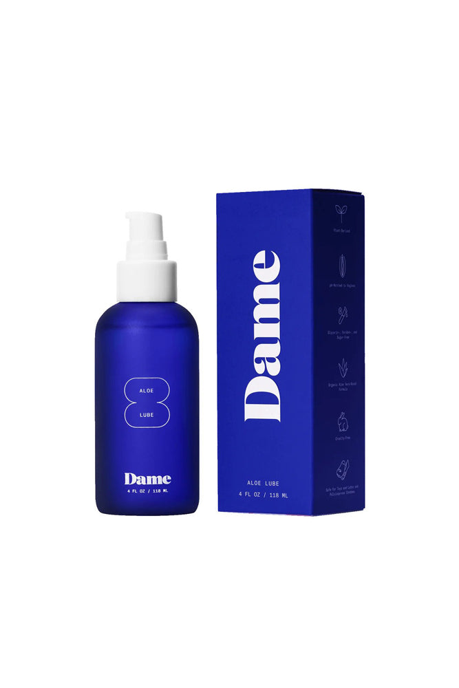 Dame - Aloe Water-Based Lubricant - 4oz Liquid - Tophatter Daily Deals