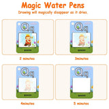 Alphabet Water Coloring Cards with 2 Magic Water Pens Toys & Games - Tophatter Daily Deals
