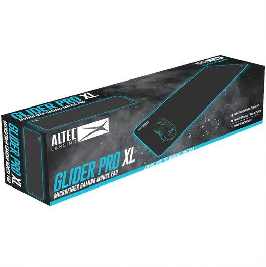 Altec Lansing - Glider Pro Gaming Mouse Pad - Black Gaming Mouse Pad - Tophatter Daily Deals