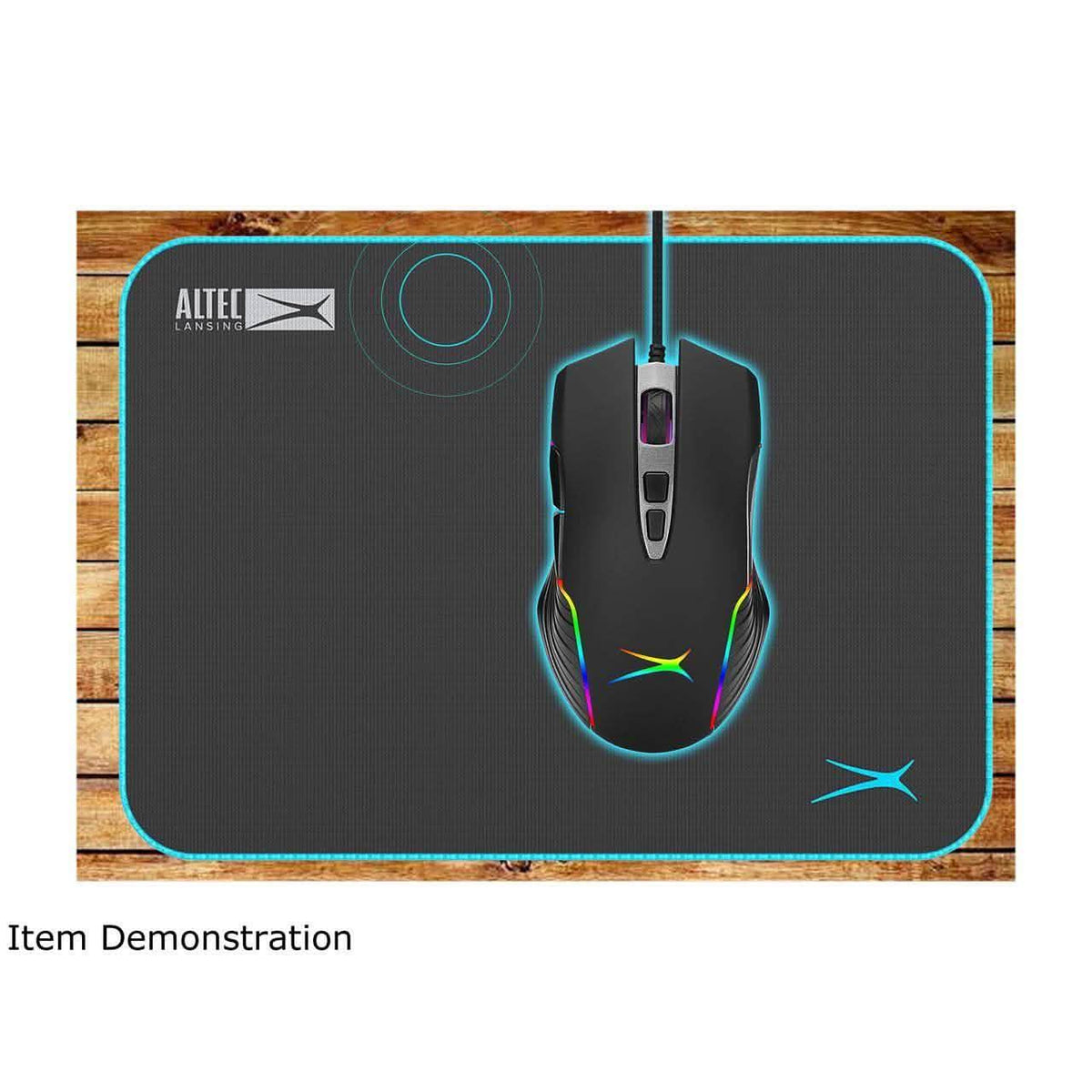 Altec Lansing - Glider Pro Gaming Mouse Pad - Black Computer Mice - Tophatter Daily Deals