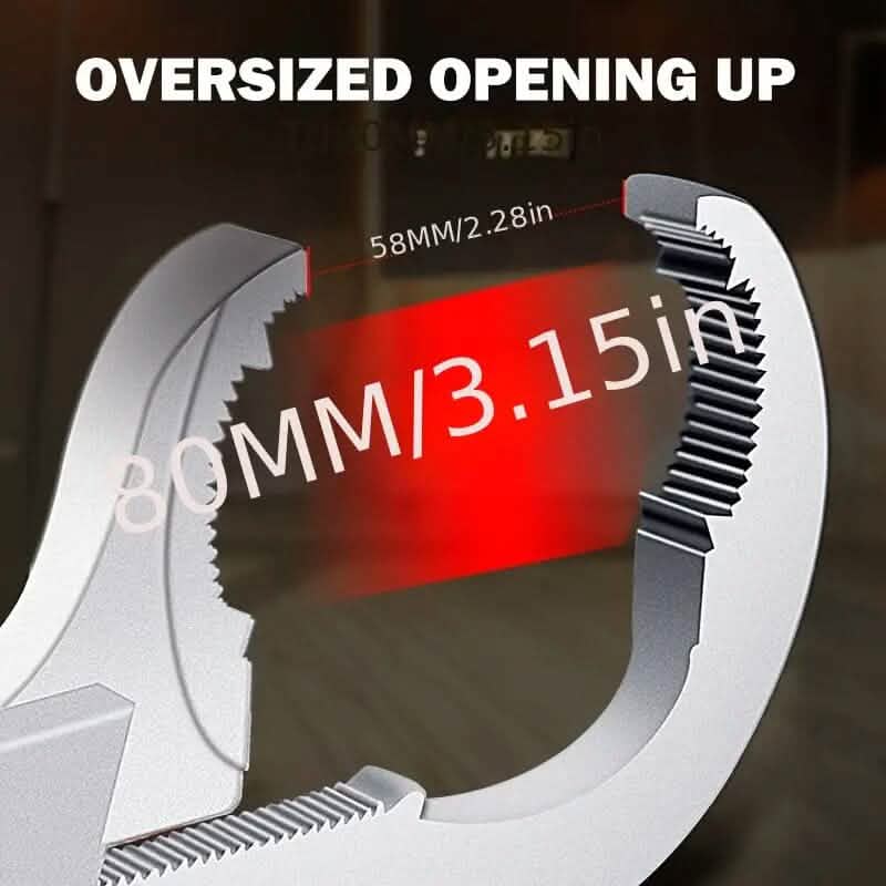 Aluminum Alloy Adjustable Wrench Home Improvement - Tophatter Daily Deals