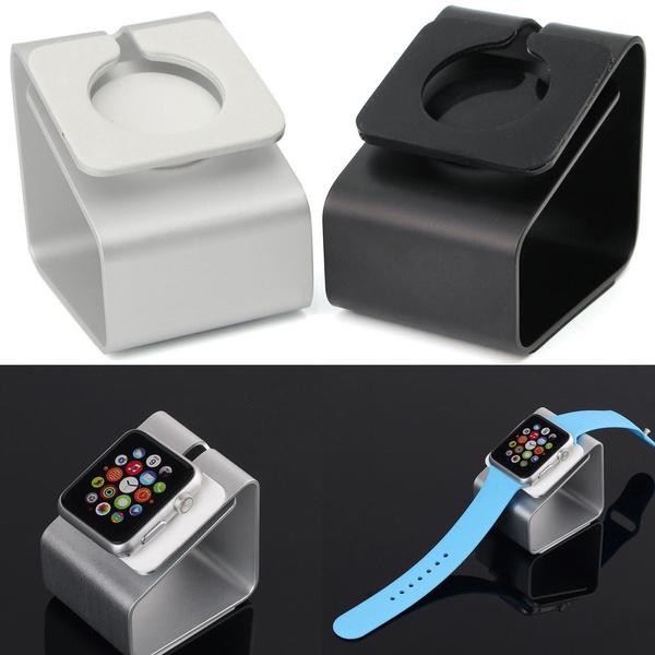 Aluminum Alloy Charger Dock Station Charging Stand Holder for Watch Charging Station - Tophatter Daily Deals