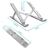 Aluminum Alloy Foldable Portable Laptop Stand Laptop Stand - Tophatter Daily Deals