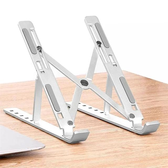 Aluminum Alloy Foldable Portable Laptop Stand Laptop Stand - Tophatter Daily Deals